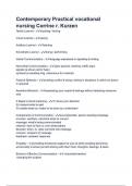 Contemporary Practical vocational nursing Corrine r. Kurzen, (Questions & answers)  2024/2025; 100% TRUSTED Complete, trusted solutions and explanations.