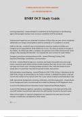 RNRF DCF Study Guide