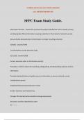 SFPC Exam Study Guide.