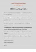 SFPC Exam Study Guide.