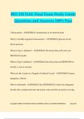 BIO 192 NAU Final Exam Study Guide Questions and Answers 100% Pass