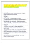 BSN 225 Concepts of Nursing – Health Promotion Week 10 Exam (Latest Update 2025 / 2026) Questions & Answers | 100% Correct | Grade A - Nightingale Question 1 of 3 Which types of medication cannot be administered to patients who have difficulty swallowing 