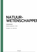 Samenvatting natuurwetenschappen 3ASO 2024/2025