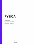 Samenvatting Fysica 3e graad ASO 2024/2025