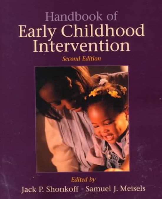 Handbook of Early Childhood Intervention