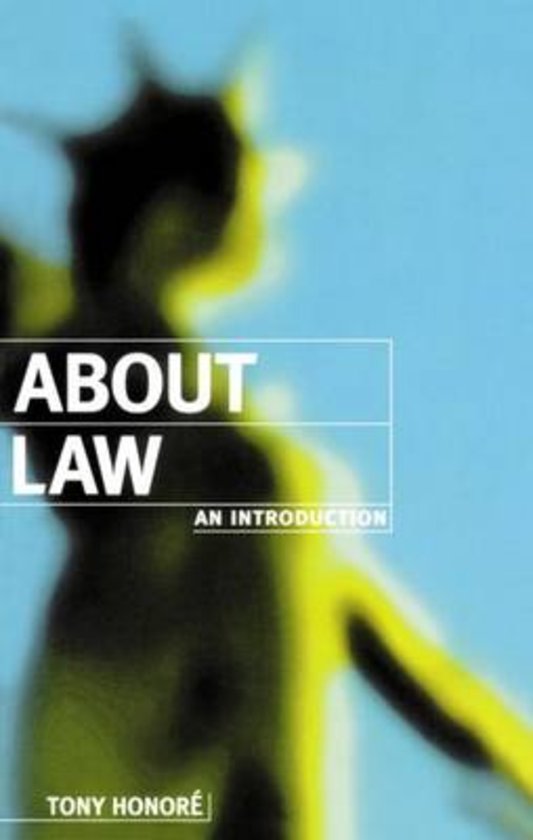 About Law: an Introduction, by Tony Honoré 