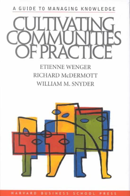 Cultivating Communities of Practice