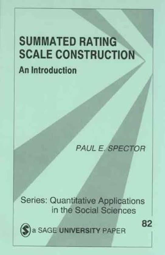 Summated Rating Scale Construction