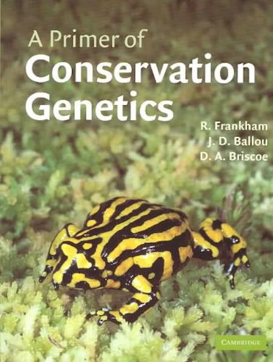 Summary book A Primer to Conservation - ABG51806