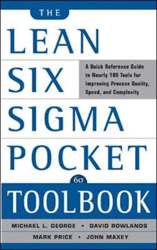 Lean Six Sigma Pocket Toolbook