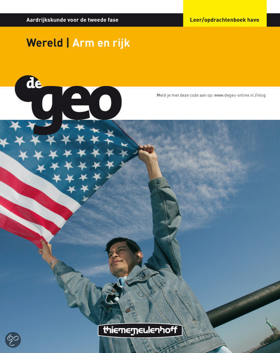 Les aantekeningen Aardrijkskunde De Geo Wereld Havo arm en rijk Leer-en opdrachtenboek, ISBN: 9789006432824