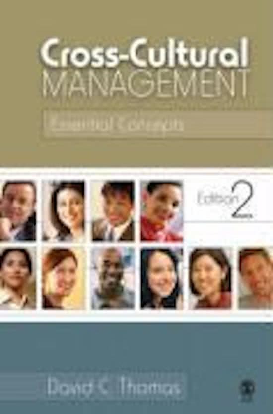 Test Bank for Cross Cultural Management Essential Concepts 4th Edition Thomas