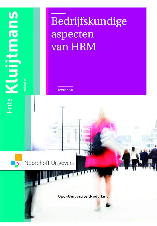 Bedrijfskundige aspecten van HRM / druk 1