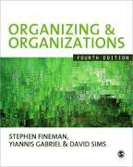 Organizing and Organizations