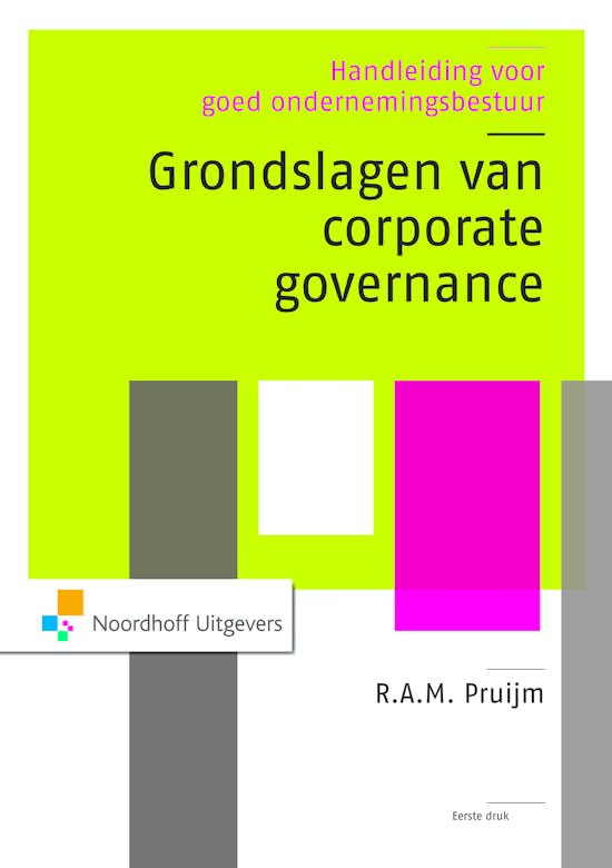 Grondslagen van Corporate governance