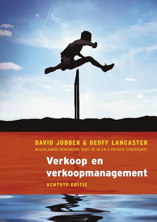 Verkoop en verkoopmanagement samenvatting Jobber