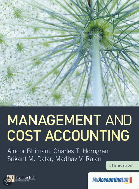 Management and cost accounting deel I 