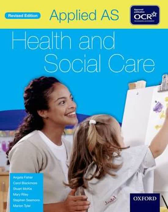 Applied as Health & Social Care Student Book for OCR