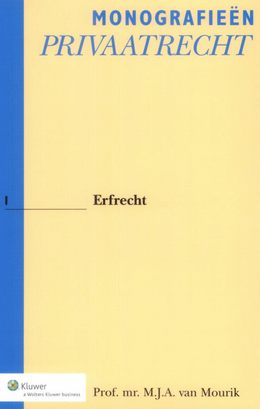 Samenvatting onderwerpen Erf- en Relatievermogensrecht