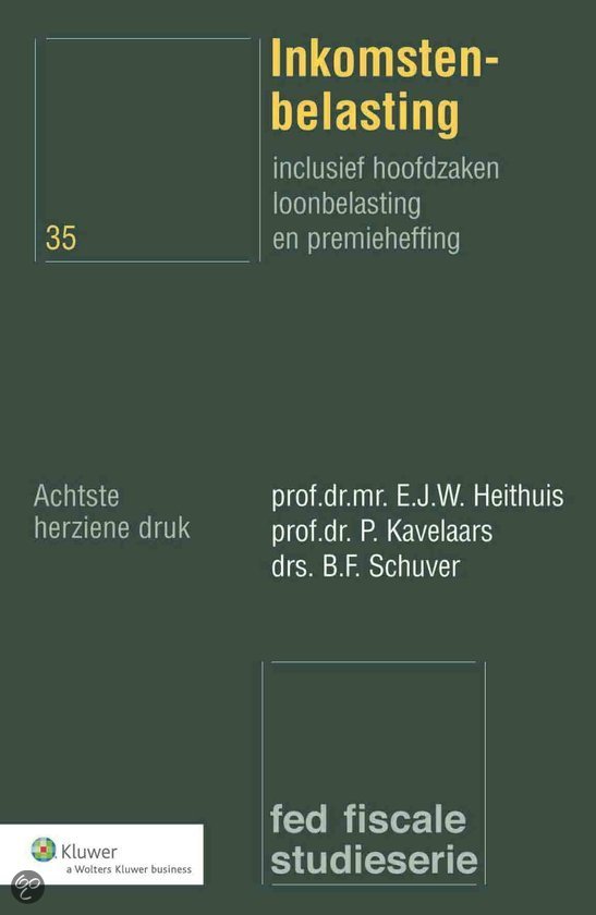 Samenvatting Inkomstenbelasting week 6 -  Inkomstenbelasting (RGBFI00210)