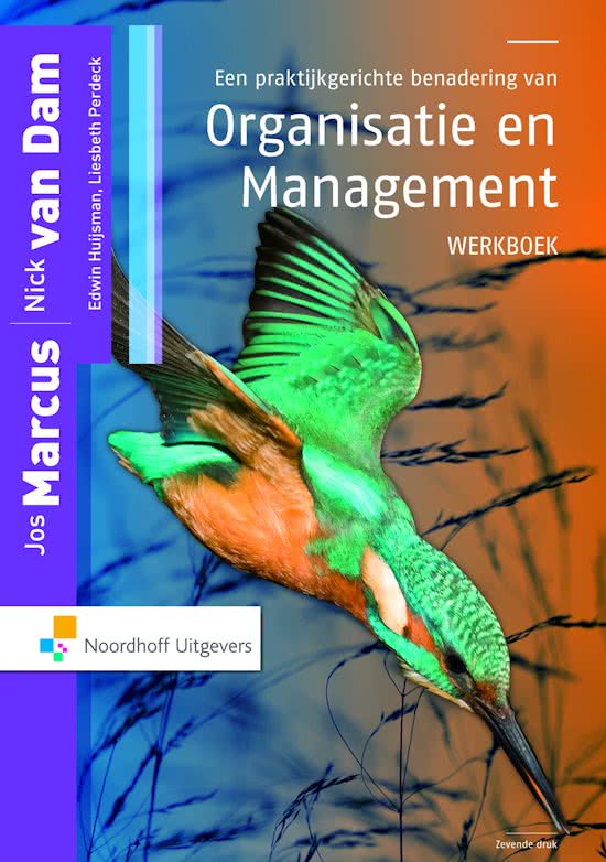 Een praktijkgerichte benadering van organisatie en management / deel Werkboek