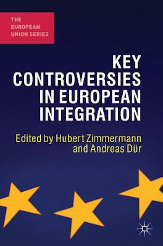 Key Controversies in European Integration