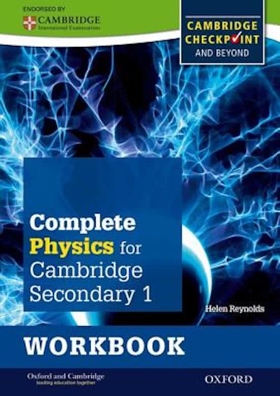 Complete Physics for Cambridge Secondary 1 Workbook