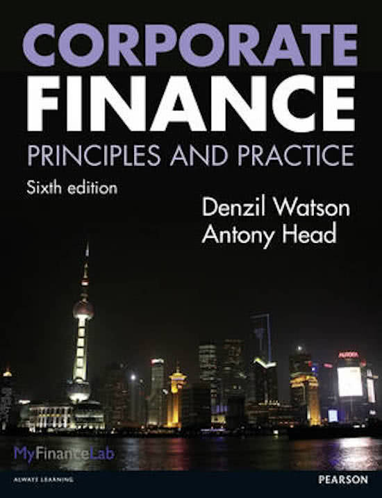 Corporate Finance, 6th edition