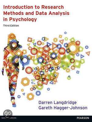 Introduction to Research Methods and Data Analysis in Psychology 3rd edn