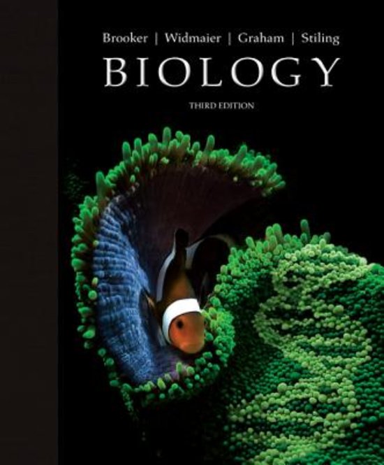 Test Bank For Principles of Biology, 4th Edition By Robert Brooker, Eric Widmaier, Linda Graham and Peter Stiling Chapter 1-47