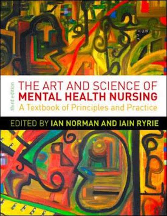 The Art and Science of Mental Health Nursing