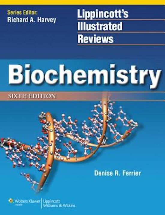 Biochemistry notes (Lippincott's biochemistry Unit 1: chapters 1-5)