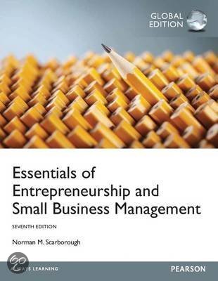 Essentials of Entrepreneurship and Small Business Management , Global Edition