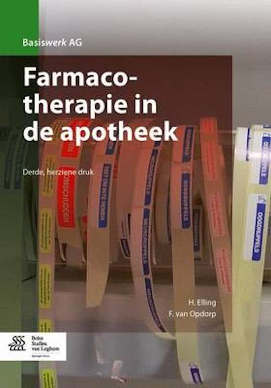 Farmacotherapie in de Apotheek- H9 Cardiovasculair risicomanagment