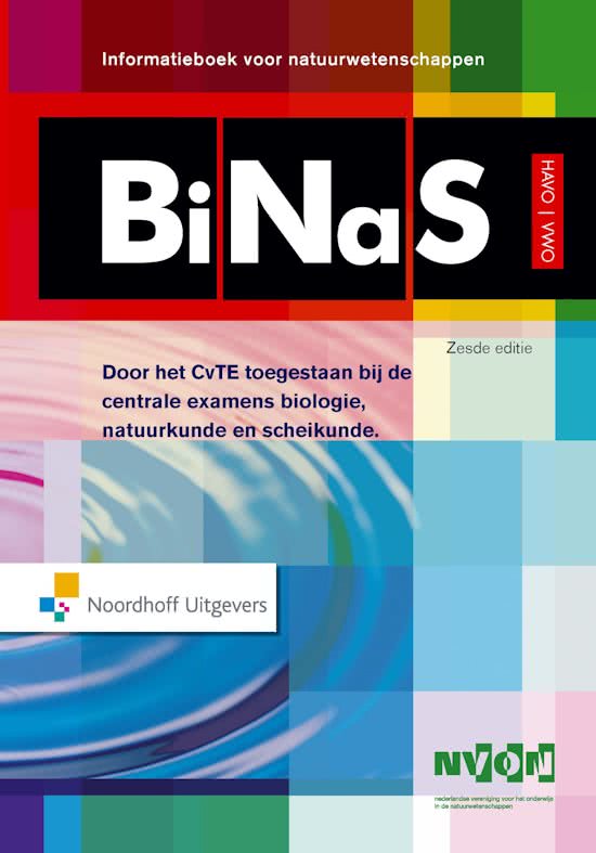 Binas 6e havo/vwo informatieboek