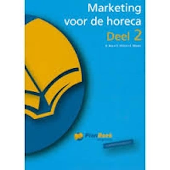 2 Marketing voor de horeca