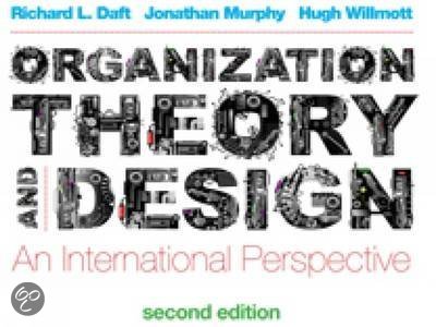 Test Bank for Organization Theory and Design 12thEdition by Richard L. Daft. 100% verified  answers 2023/2024