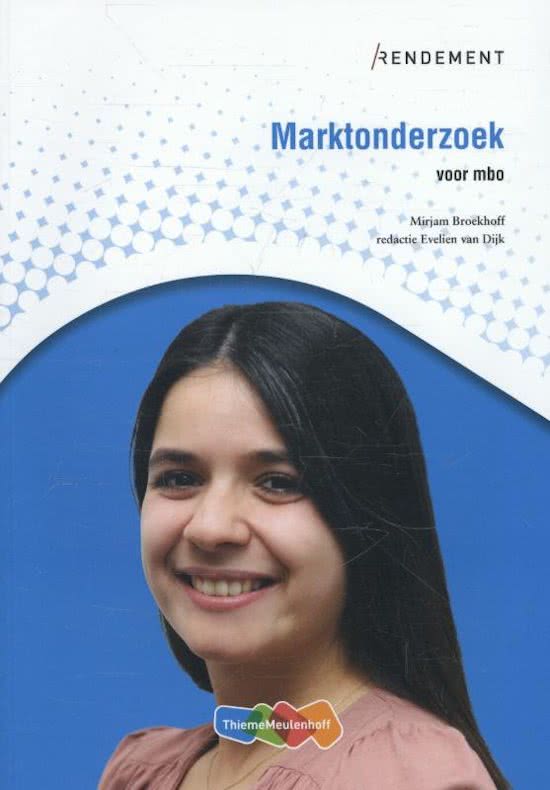 Samenvatting Marktonderzoek voor MBO, ISBN: 9789006871050  Marketing