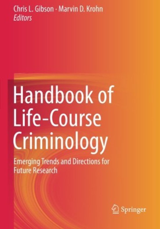 Handbook of Life-Course Criminology