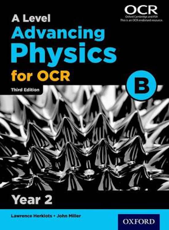 A Level Advancing Physics for OCR Year 2 Student Book