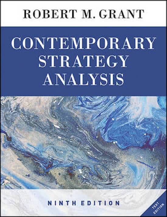 Contemporary Strategy Analysis